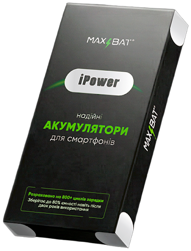 MaxBat iPower Packaging Box